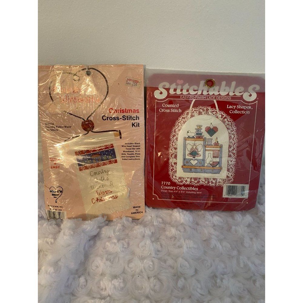 Country Counted Cross Stitch Kits   NWT